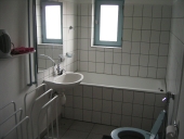 Alfa apartmanházak - kisház fürdőszoba